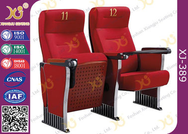 China Befleckte PU geformte Schaum-Auditoriums-Möbel-faltbare Publikums-Sitzplatz-Antistühle fournisseur