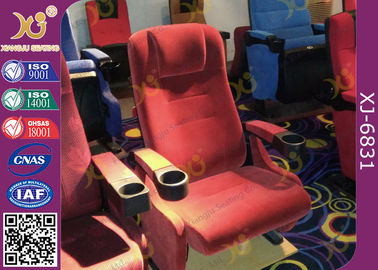 China Faltbarer PU-Schaum-inneres Kino setzt Gewebe-Polsterungs-Stühle für Imax fournisseur