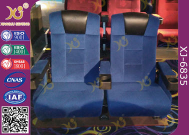 China Hohe hecklastige Frühlings-Kino-Sitzplatz-Stühle mit Plastikcupholder fournisseur
