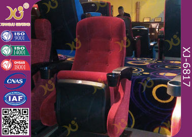 China IMAX-Kino-Pulver-überzogene Kino-Stühle mit Popcorn-Halter fournisseur