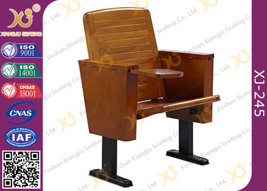 China Dünne Metallbein-Konferenzsaal-Stühle mit verstärken stehenden Fuß hölzernes Seat fournisseur