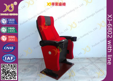 China Schwerkraft-Seat-Rückkehr-Struktur-Theater-Sitzplatz-Stühle neigen sich herauf Arm mit Schalen-Griff fournisseur