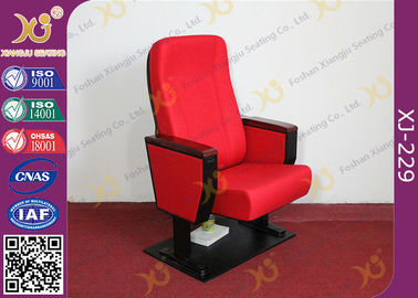 China ABS pp. Plastikschreibtisch-Auditoriums-Stühle mit dem Falten weicher Seat-Auflage fournisseur