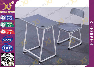 China Plastik-Seat-Studien-Schreibtisch und Stuhl-Satz in graue Farbe kundengebundener Höhe fournisseur