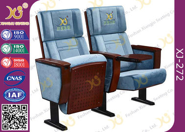 China Ebenen-aufgeteilte Art Rückenlehne-Auditoriums-Stuhl mit nähenden Logos/Kino-Sitzen fournisseur