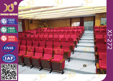 China Abdeckungs-geformter Hochschulhörsaal, Kirchen-Hall-Stühle mit kundengebundenem nähendem Logo fournisseur