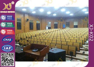 China Highschool Vorlesungssals-Sitzplatz-Metall, das mehrschichtiges Brett mit hoher Dichte faltet fournisseur