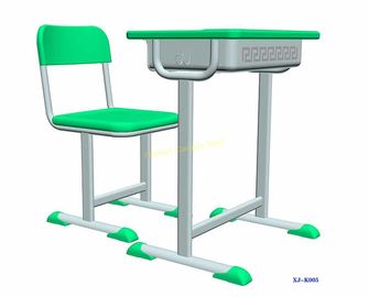 China Grundlegender Sekundarschule-Studenten-Schreibtisch und Stuhl eingestellt mit Eisen-oder Aluminium-Rahmen fournisseur