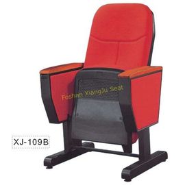 China Allgemeine faltbare Auditoriums-Stühle mit Gießmaschine und hölzernem Schreibens-Tablet fournisseur