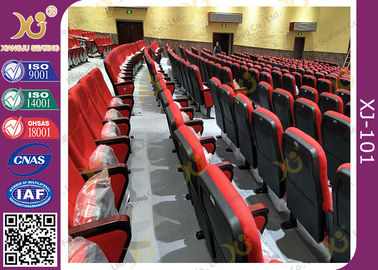 China Rückenstütze-Verschleißfestigkeits-Gewebe-Theater-Sitzplatz-Stühle mit 5 Jahren Garantie- fournisseur