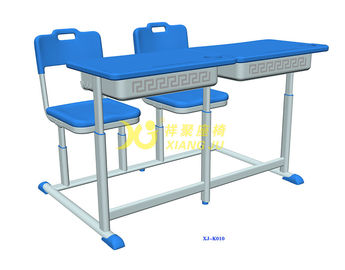China HDPE/PVC Tischplatten-Studenten-Schreibtisch-und Stuhl-gesetzte Größe 1200* 400 * 25 Millimeter fournisseur