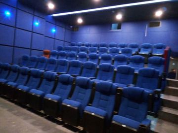 China Inneres Sperrholz-sitzt faltendes Kino-Theater Schwamm mit hoher Dichte mit Cupholder vor fournisseur