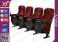 Maschen-Gewebe-gepolsterte Theater-Stühle mit Kunstleder-Kopflehnen-Reihen-Zahl fournisseur