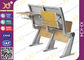 Umweltfreundliche Aluminiumlegierungs-Schulbank und Stuhl mit hölzernem Tabellen-Aluminium-Scharnier fournisseur