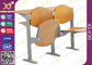 Melamin-faltbare College-Klassenzimmer-Tischplattenmöbel, Vortrag-Theater-Stühle fournisseur