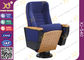 Festes Holz-Armlehnen-Konferenzsaal-Sitzplatz-Boden Mouted-Auditoriums-Stühle mit Schreibens-Auflage fournisseur