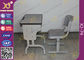 Vor- zusammengebaute Metallkinderschulbank und -stuhl eingestellt mit elektrostatischer Pulver-Beschichtung fournisseur
