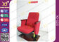 Pp. Shell für Publikumsstühle, Auditoriums-Theatersitzplätze des örtlich festgelegten Beines einziehbare in der roten Farbe fournisseur