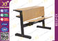 Sondergröße-Sperrholz-College-Klassenzimmer-Möbel-Schreibtisch und Stuhl Seat falteten sich fournisseur
