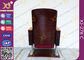 Antike goldene Farben-Furnier-Blatttheater-Sitzplatz-Stühle mit festes Holz-Armlehnen-/Becherhalter fournisseur