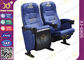 Blaues Gewebe faltende Promi Kino-Sitzplätze, Plastiktheater-Sitze fournisseur