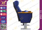 Blaue stapelbare Vorlesungssals-Stühle für Kirchen-Kanzel/Vortrag-Theater-Sitzplätze fournisseur