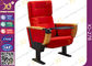 Rote Textilverpackungs-Stadions-Theater-Sitzplatz-Stühle mit Getränkehalter/falteten Film-Sitze fournisseur