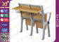Hölzerner Student-Schreibtisch und Stuhl eingestellt mit Aluminiumrahmen fournisseur