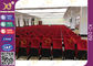 Dauerhafte rote Spitze herauf Auditorium sitzt Polypropylen Fram-Komfort-PU geformtem Schwamm vor fournisseur