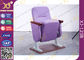 Purpurrote faltende Kirchen-Hall-Stühle mit Textilverpackungen/Auditoriums-Sitzplätzen fournisseur