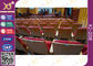 Umweltfreundliches hölzernes Armlehnen-Auditoriums-faltende Theater-Sitze mit Reihen-Zahl-rechteckiger Form fournisseur