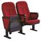 Rotes Gewebe-faltende Auditoriums-Stühle mit Schreibplatte-/Kino-Theater-Stühlen fournisseur