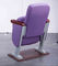 Billiges purpurrotes Gewebe-stapelbare Kirchen-Stühle mit aufgefüllter Seat-Basis für Verkauf fournisseur