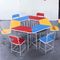 Bunter Kinderkinderstudien-Schreibtisch und Stuhl-Kombinations-Tabelle fournisseur