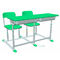 Fixed Dual Double Seat School Student Study Desk with Chairs fournisseur