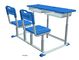Örtlich festgelegter Abstands-Verdoppelungdoppelsitz-Klassenzimmer-Studien-Tabelle und Stuhl für Sekundarschule fournisseur