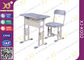 STUDENTEN-Schreibtisch und Stuhl der doppelten Rohr-großen Unterstützung Aluminiumeingestellt für Hochschulschule fournisseur