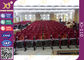 Rote Kirchen-Hall-Theater-Raum-Sitzplätze mit Reihen-Zahl-hölzerner GummiArmlehne fournisseur