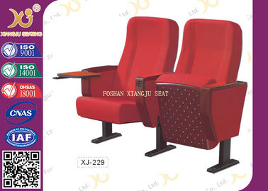 China Geformte Schaum Auditoriums-Stühle/Auditoriumstheatersitzplätze Eisenfüße für Publikum XJ-229 fournisseur
