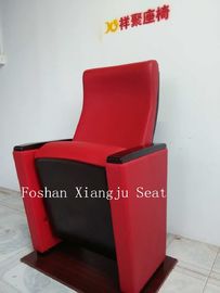 China Wasserdichtes rotes Leder geformte Schaum-Auditoriums-Art, die 580mm Ausgangsmöbel setzt fournisseur