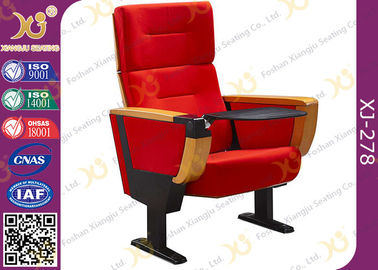 China Rote Textilverpackungs-Stadions-Theater-Sitzplatz-Stühle mit Getränkehalter/falteten Film-Sitze fournisseur