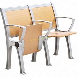 China Fabrikpreis-Schulklassenzimmer, das herauf Stuhl mit justierbarem Schreibtisch sich faltet fournisseur