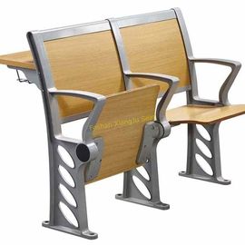 China Einfache Art-stellten hölzerner Sitzplatz-Stuhl und Schreibtisch für Vorlesungssal/Klassenzimmer ein fournisseur