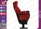 Beflecken Sie Beweis-volle gepolsterte rote Samt-Gewebe-Stühle für Stadion/Hörsaal fournisseur