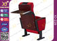 Boden - angebrachte Bein-Handelstheater-Sitzplatz-Stühle mit hölzernem Armlehnen-Sperrholz Shell fournisseur