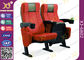 Fußkino-Sitzplatzstühle des Metall 4d, Plastikarmlehne mit Cupholder Kissen-Theater-Stühlen fournisseur