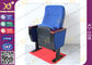 Blau faltete Plastiktheater-Auditoriums-Stühle/Auditoriums-Sitze mit Schreibens-Auflage fournisseur