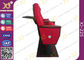Drücken Sie zurück feuerbeständige Gewebe-Auditoriums-Stühle mit hinterer MDF-Schreibens-Auflage fournisseur