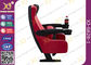 Spitzen von Seat-Plastikkomponenten PU-Kino-Theater-Stühlen mit Getränkehalter fournisseur