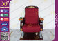 Antike goldene Farben-Furnier-Blatttheater-Sitzplatz-Stühle mit festes Holz-Armlehnen-/Becherhalter fournisseur